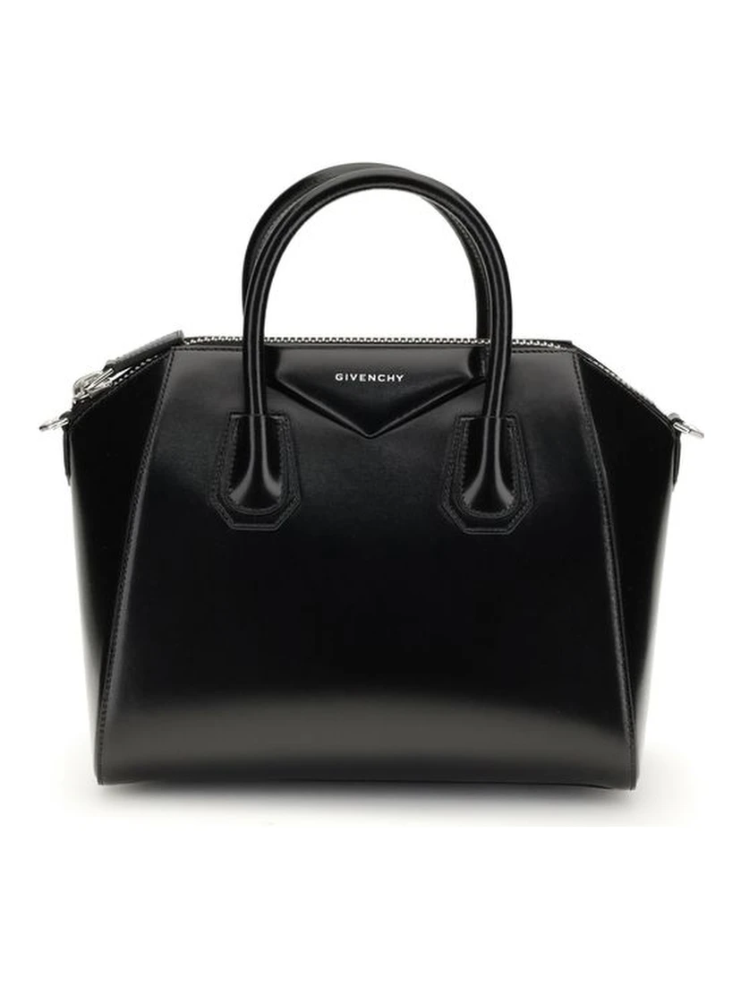 Black Calf Leather Bos Taurus Handbag