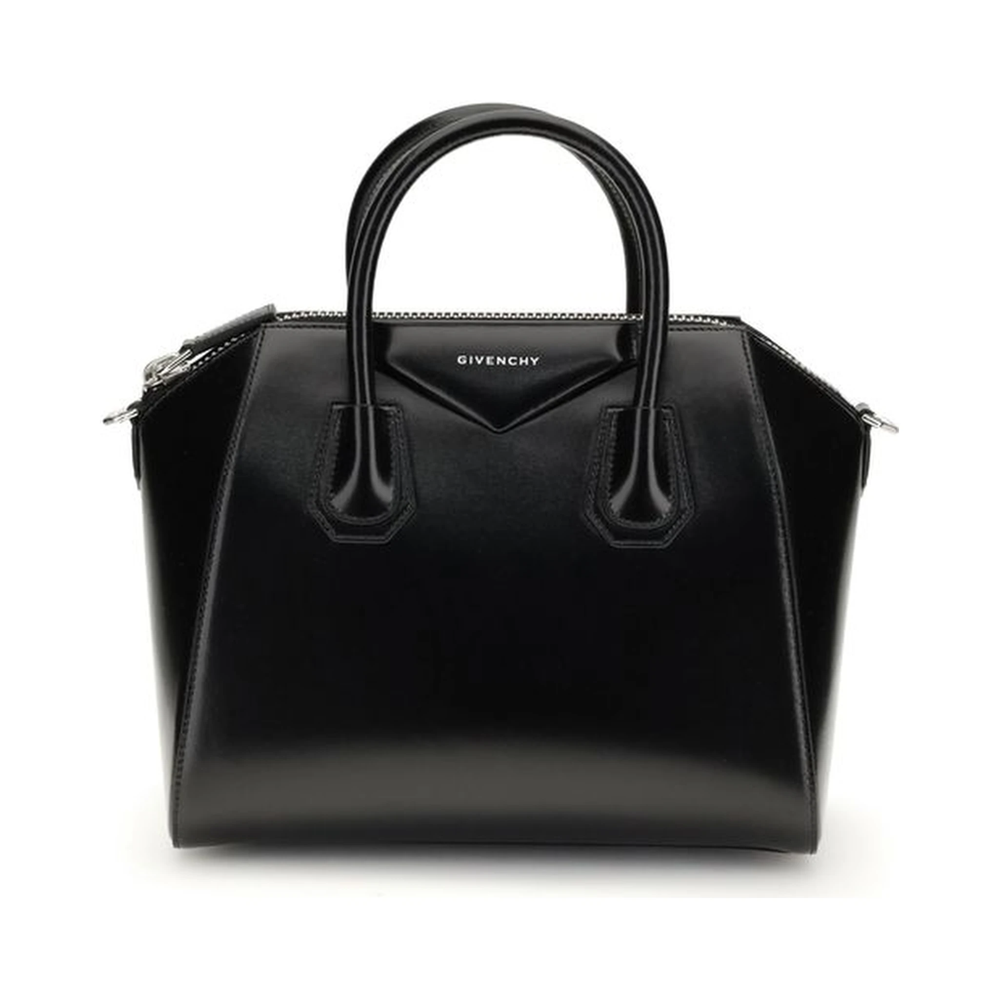Black Calf Leather Bos Taurus Handbag