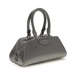 Gray Calf Leather Bos Taurus Handbag