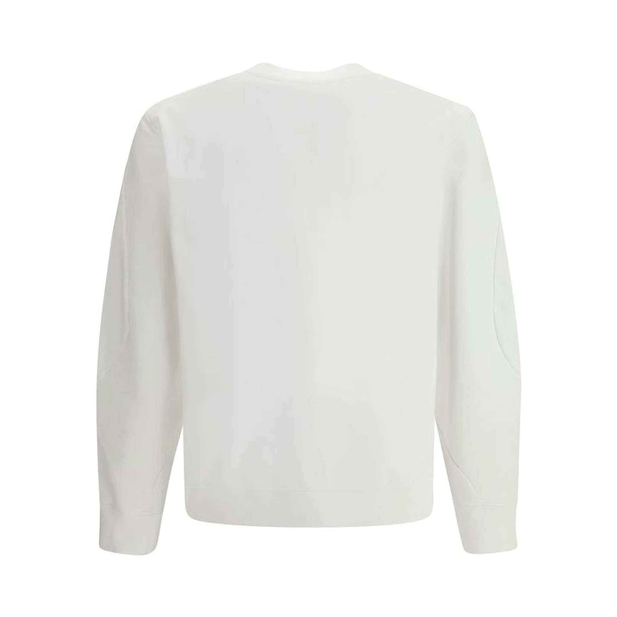 White Cotton Sweatshirt