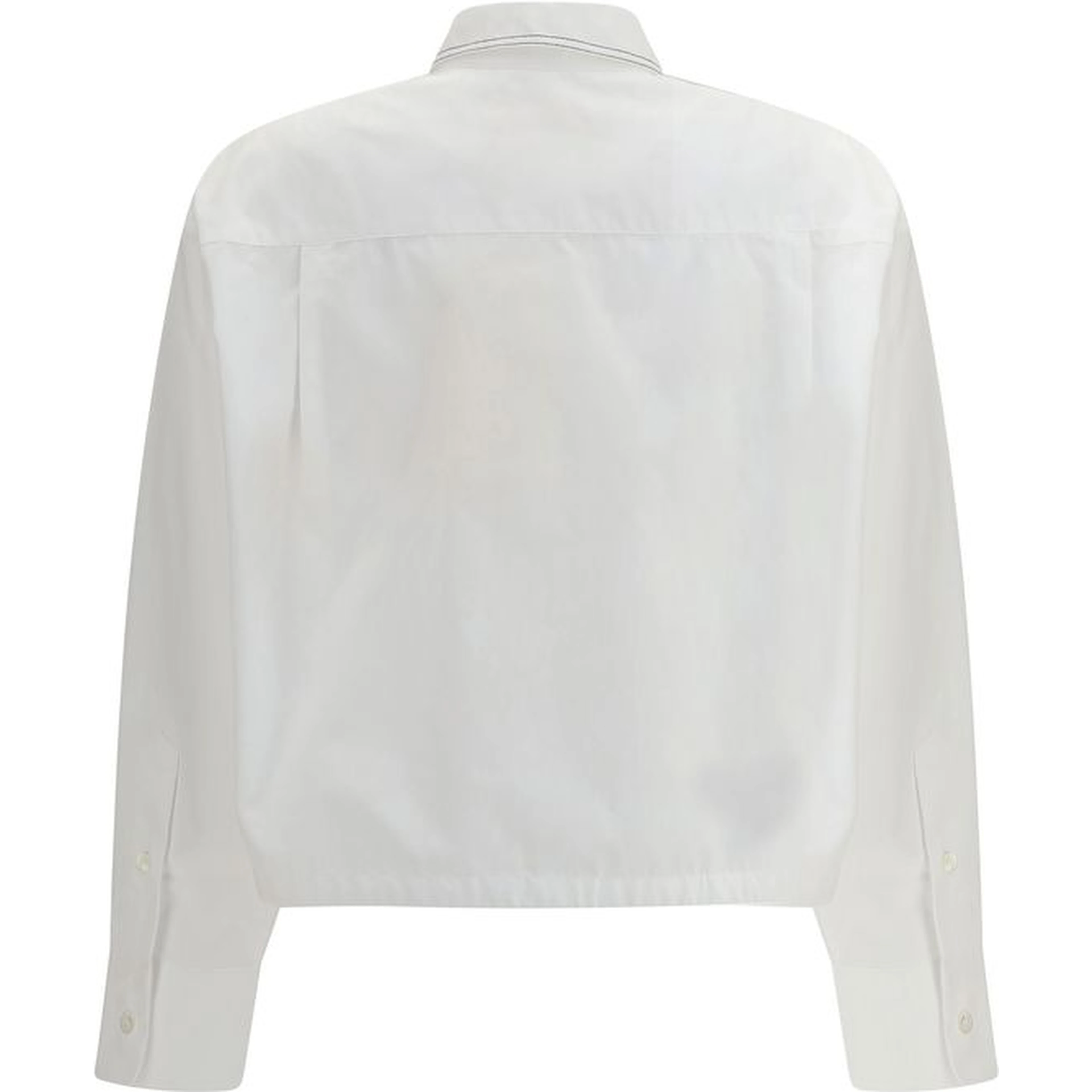 White Cotton Shortsleeve Shirt