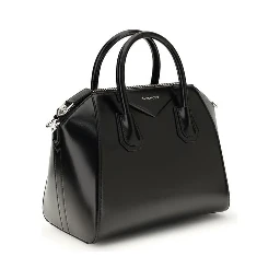 Black Calf Leather Bos Taurus Handbag