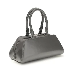 Gray Calf Leather Bos Taurus Handbag