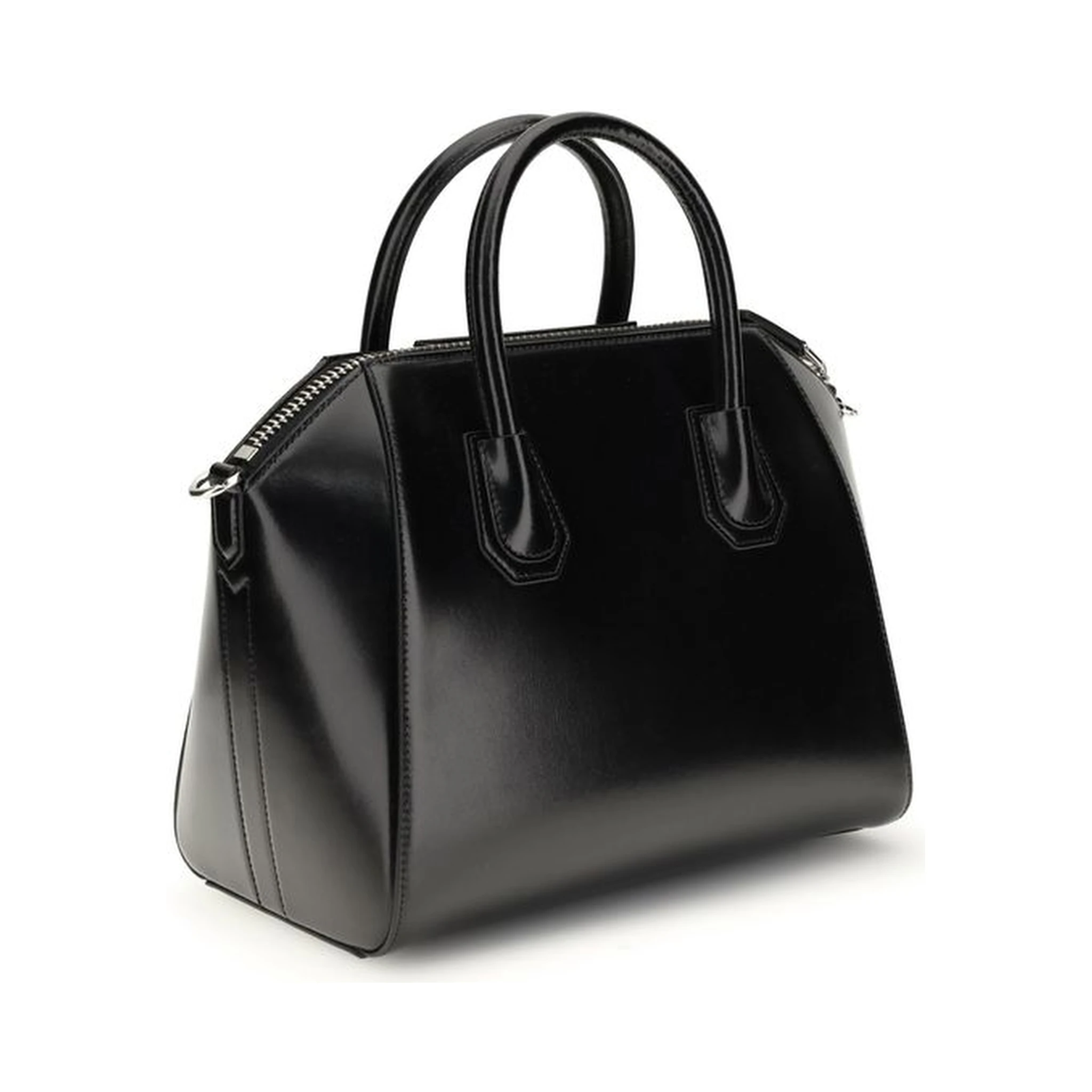 Black Calf Leather Bos Taurus Handbag