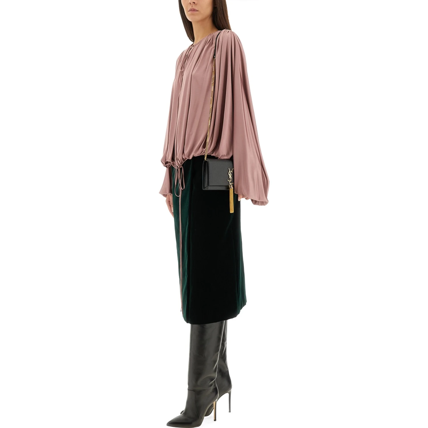 FLUID KNIT BLOUSE