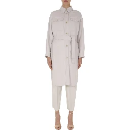 COAT WITH BELT