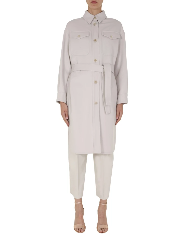 COAT WITH BELT