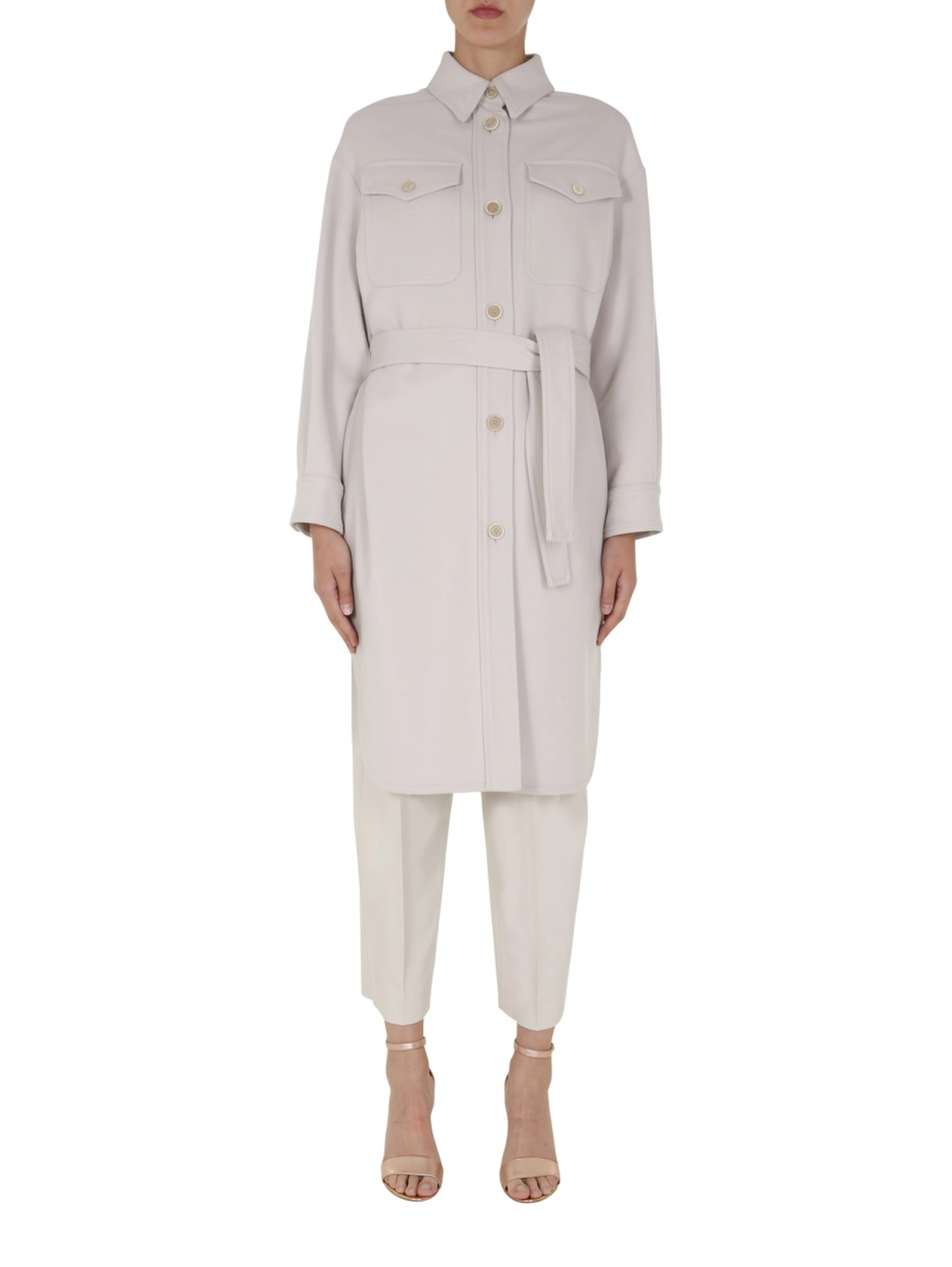 COAT WITH BELT