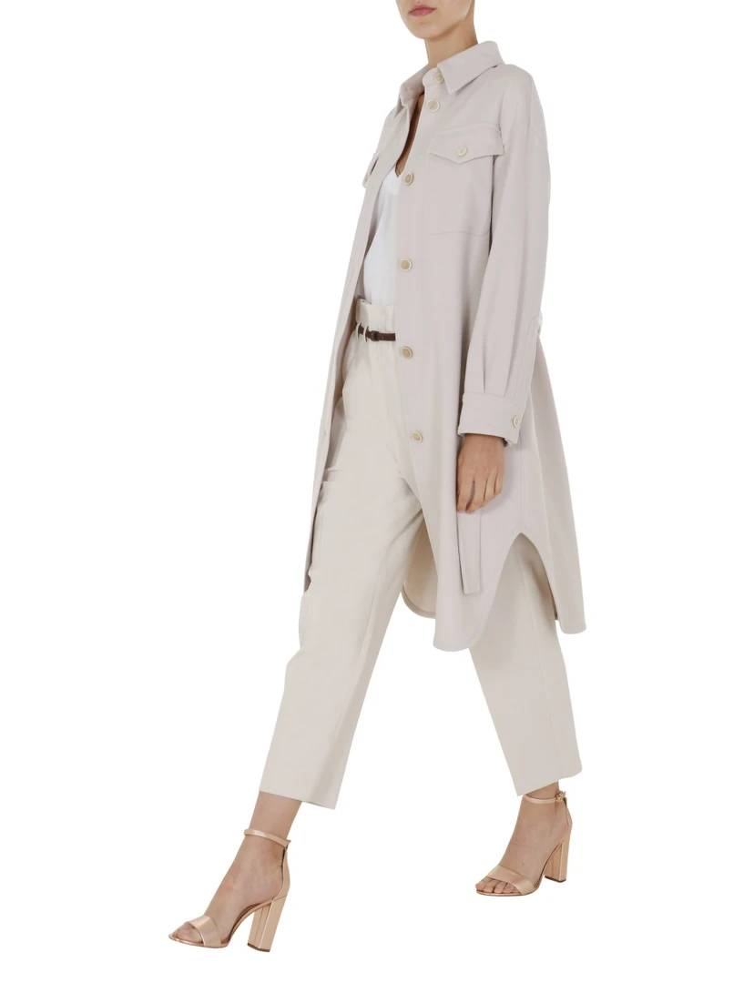 COAT WITH BELT