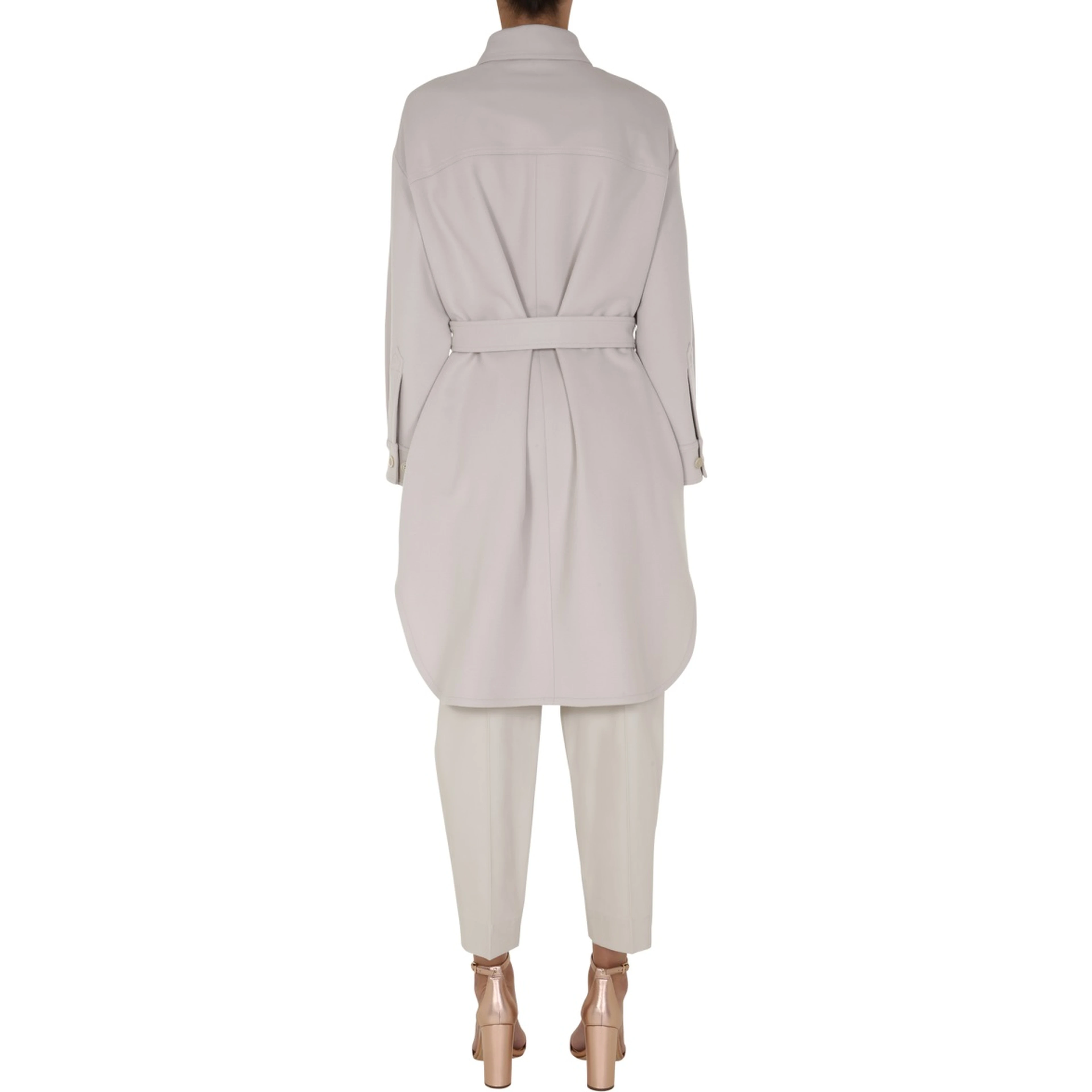 COAT WITH BELT