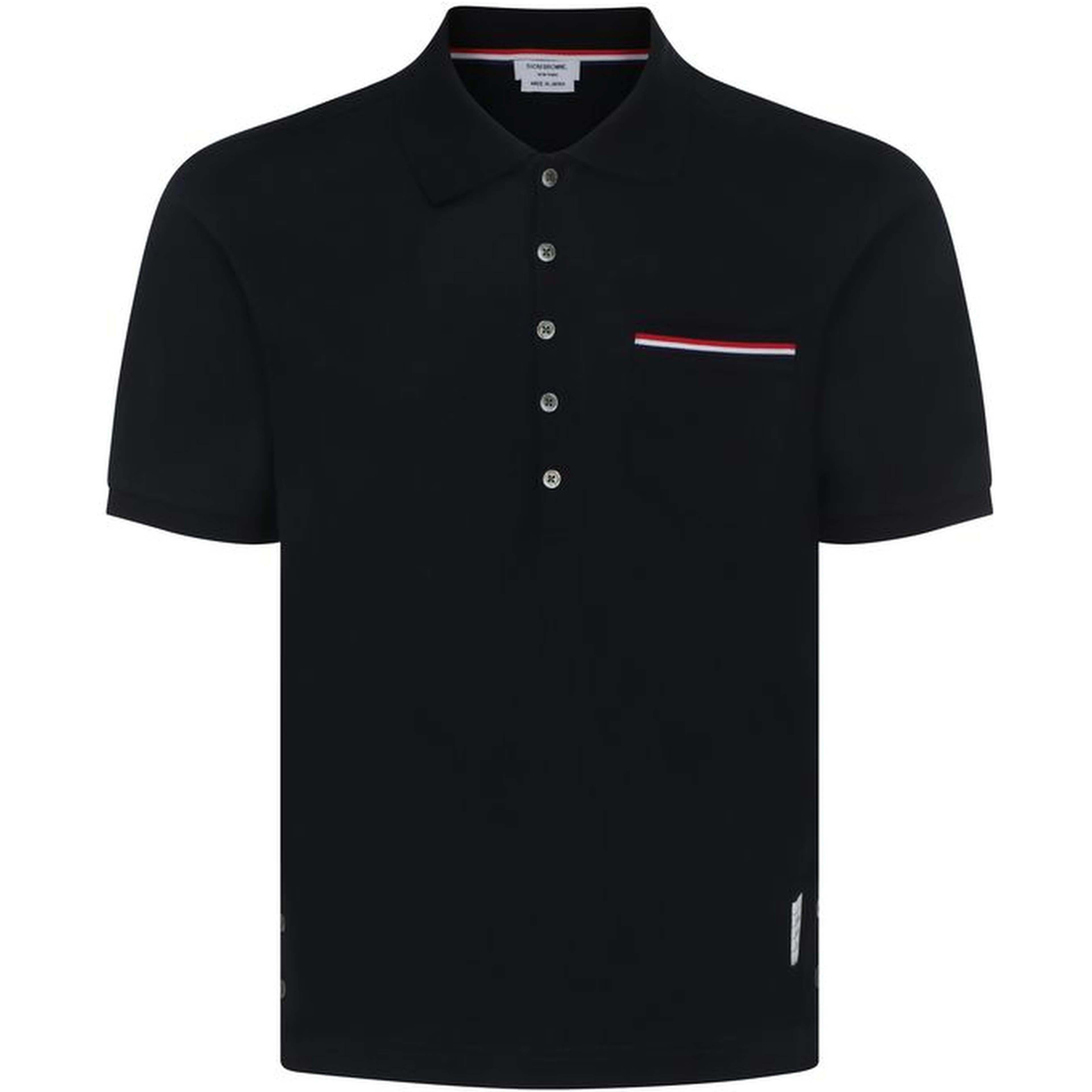 Blue Cotton Polo Shirt