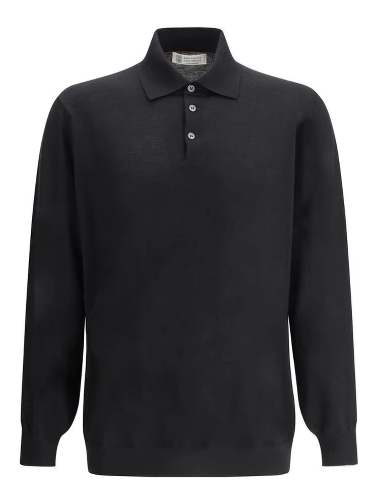 Black Cashmere Dress Shirt