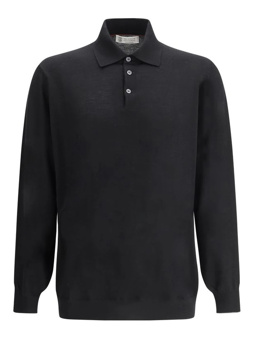 Black Cashmere Dress Shirt