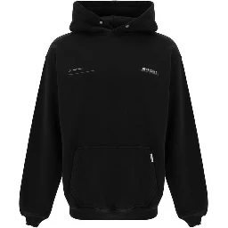 Black Cotton Sweatshirt