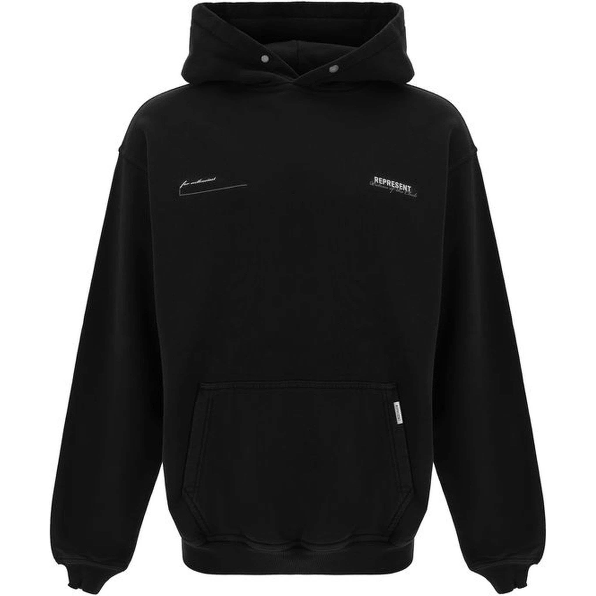 Black Cotton Sweatshirt