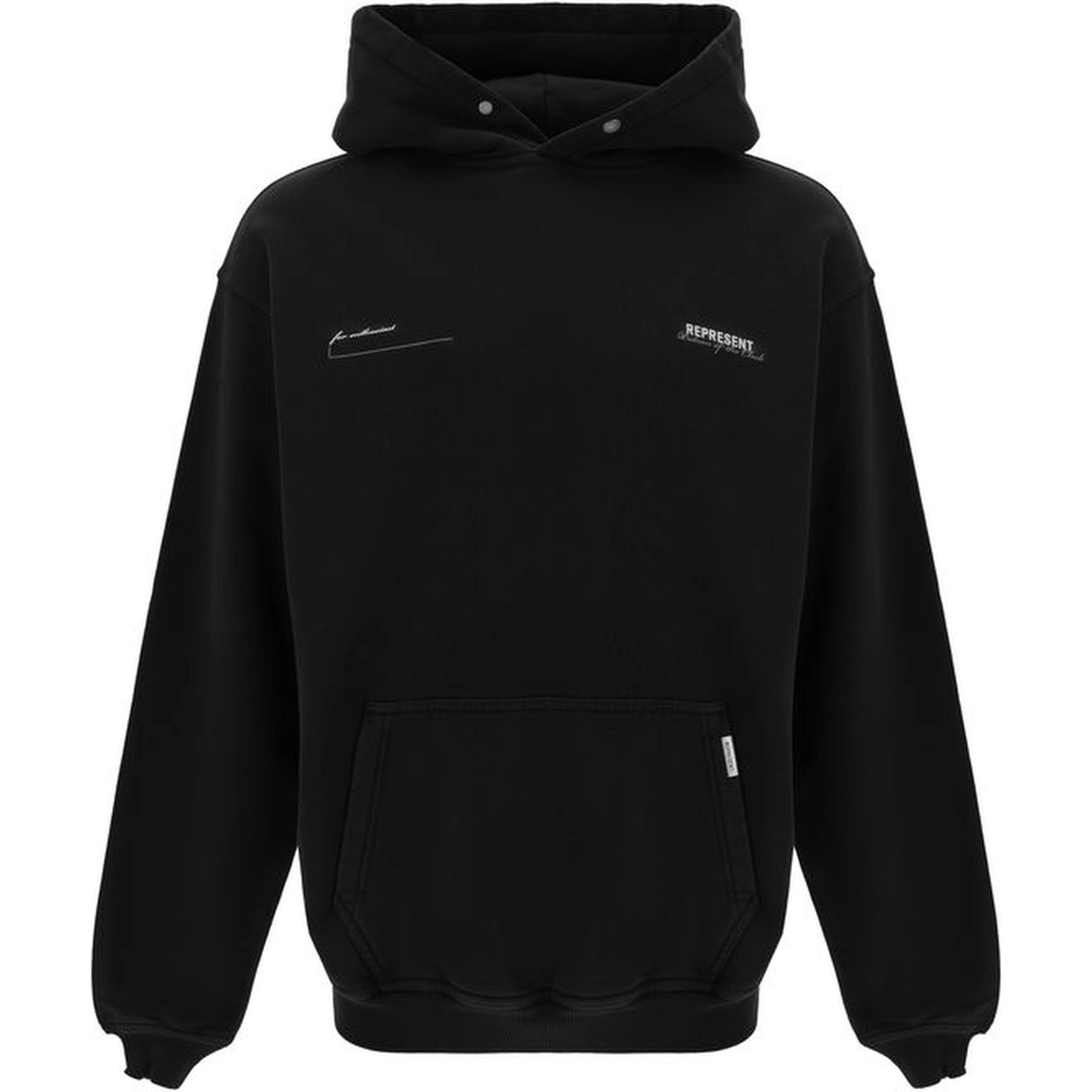 Black Cotton Sweatshirt