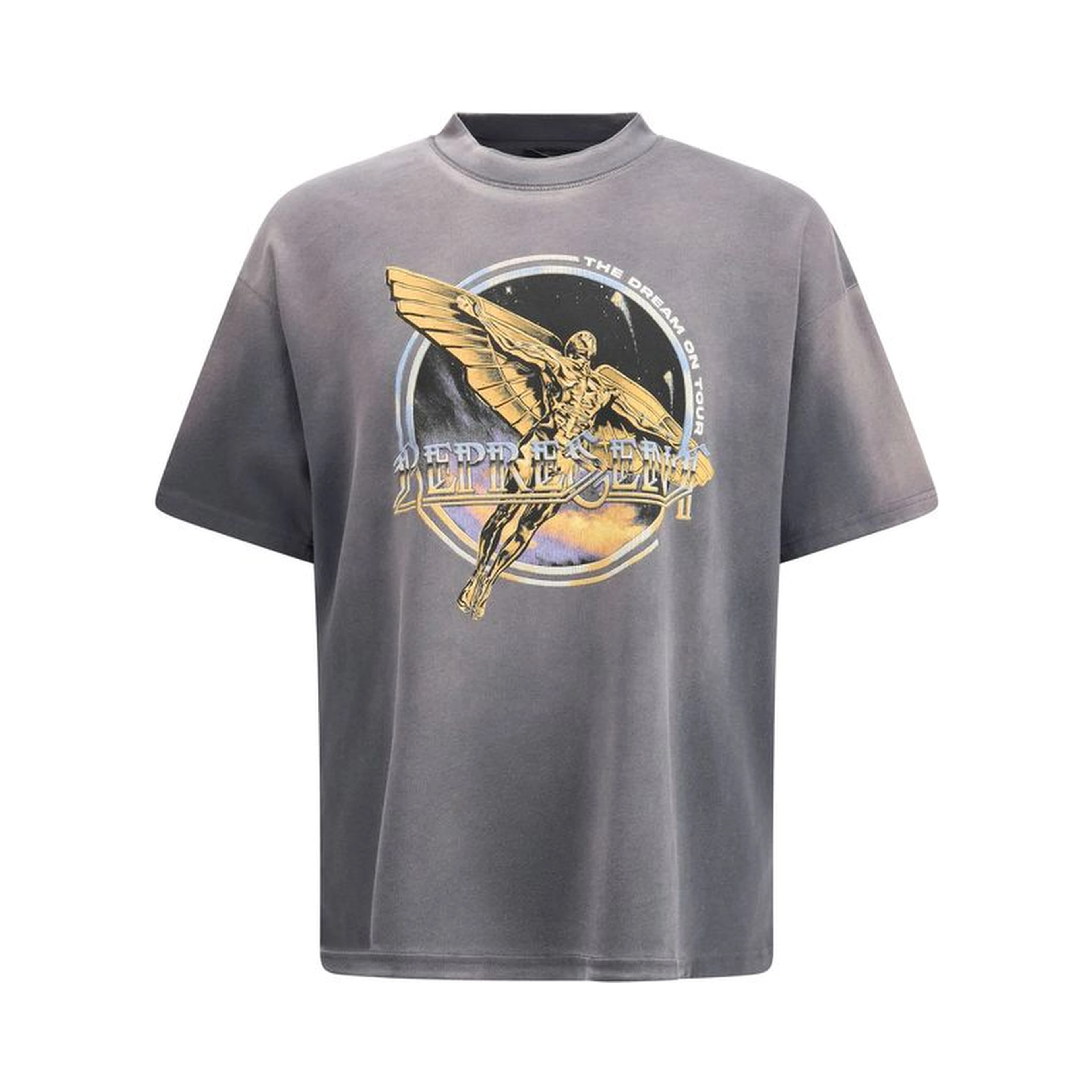 Gray Cotton T-Shirt