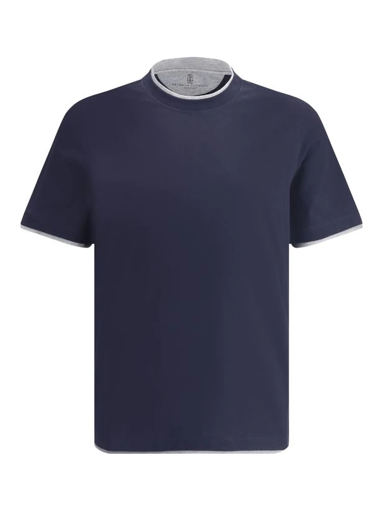 Blue Cotton T-Shirt