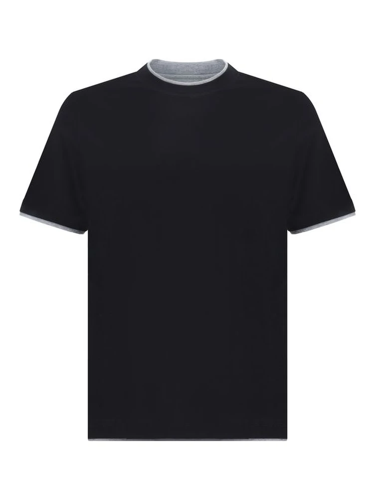 Black Cotton T-Shirt