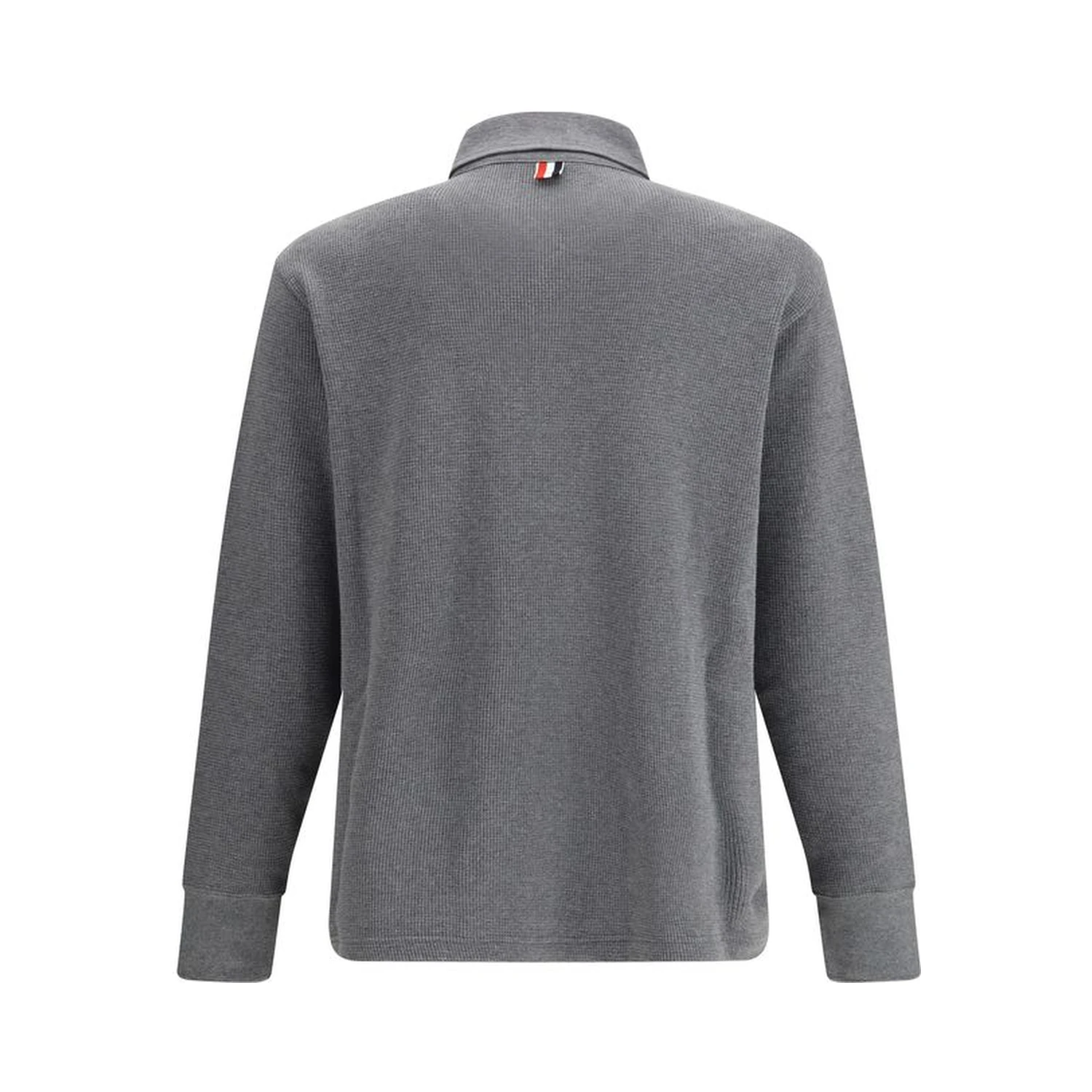 Gray Cotton Polo Shirt