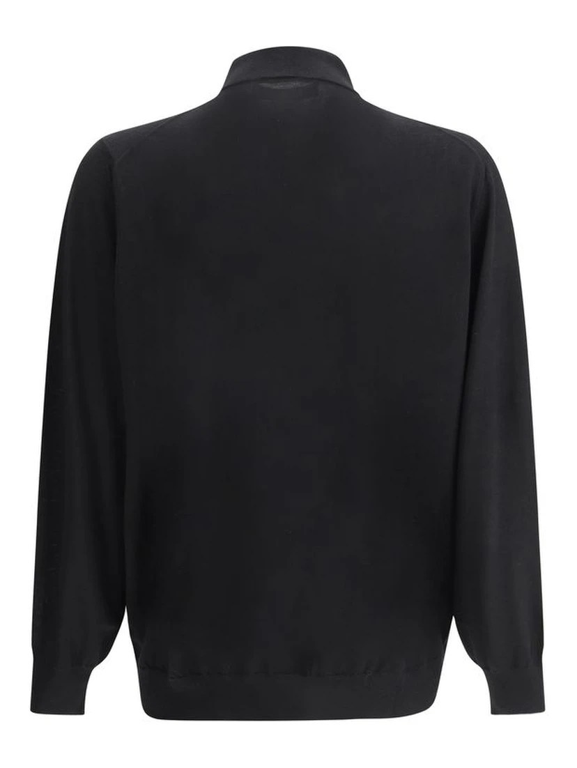 Black Cashmere Dress Shirt