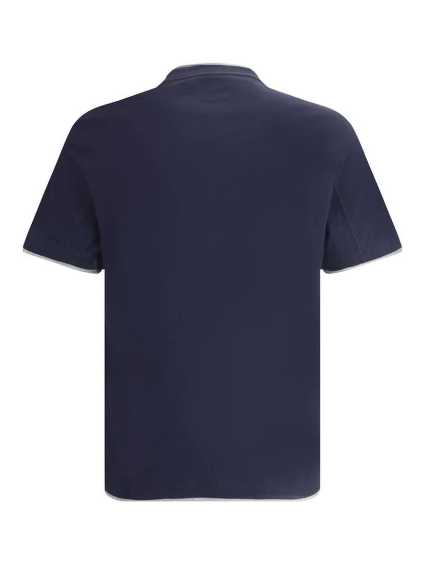 Blue Cotton T-Shirt