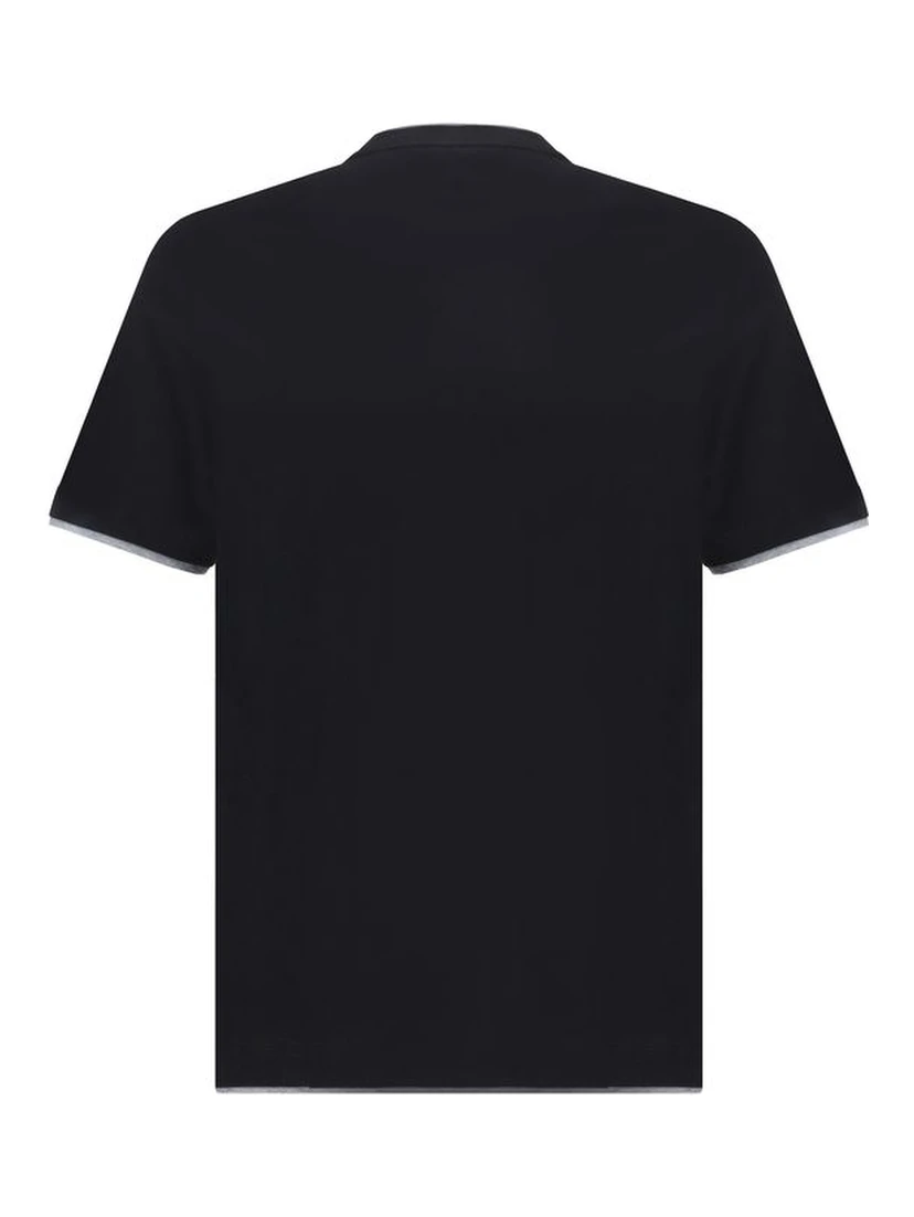 Black Cotton T-Shirt