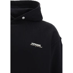 Black Cotton Sweatshirt