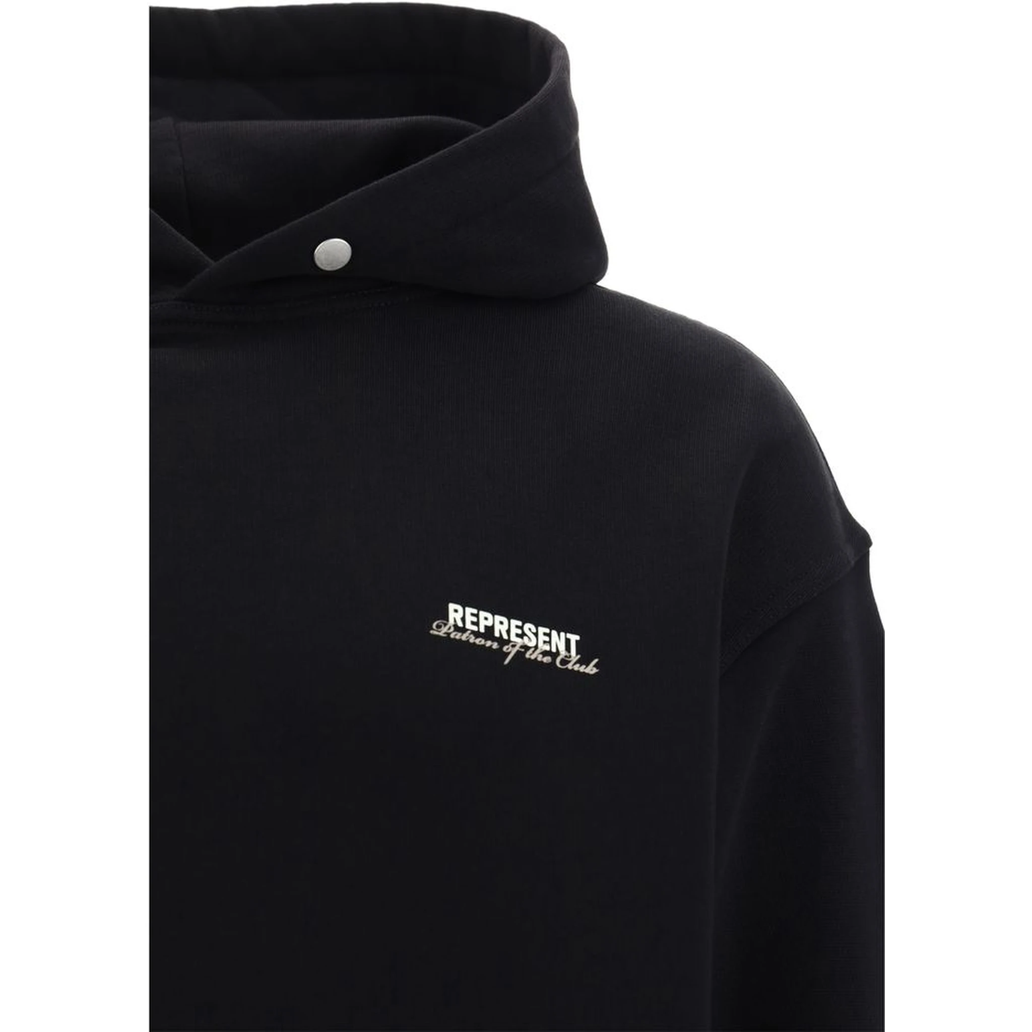 Black Cotton Sweatshirt
