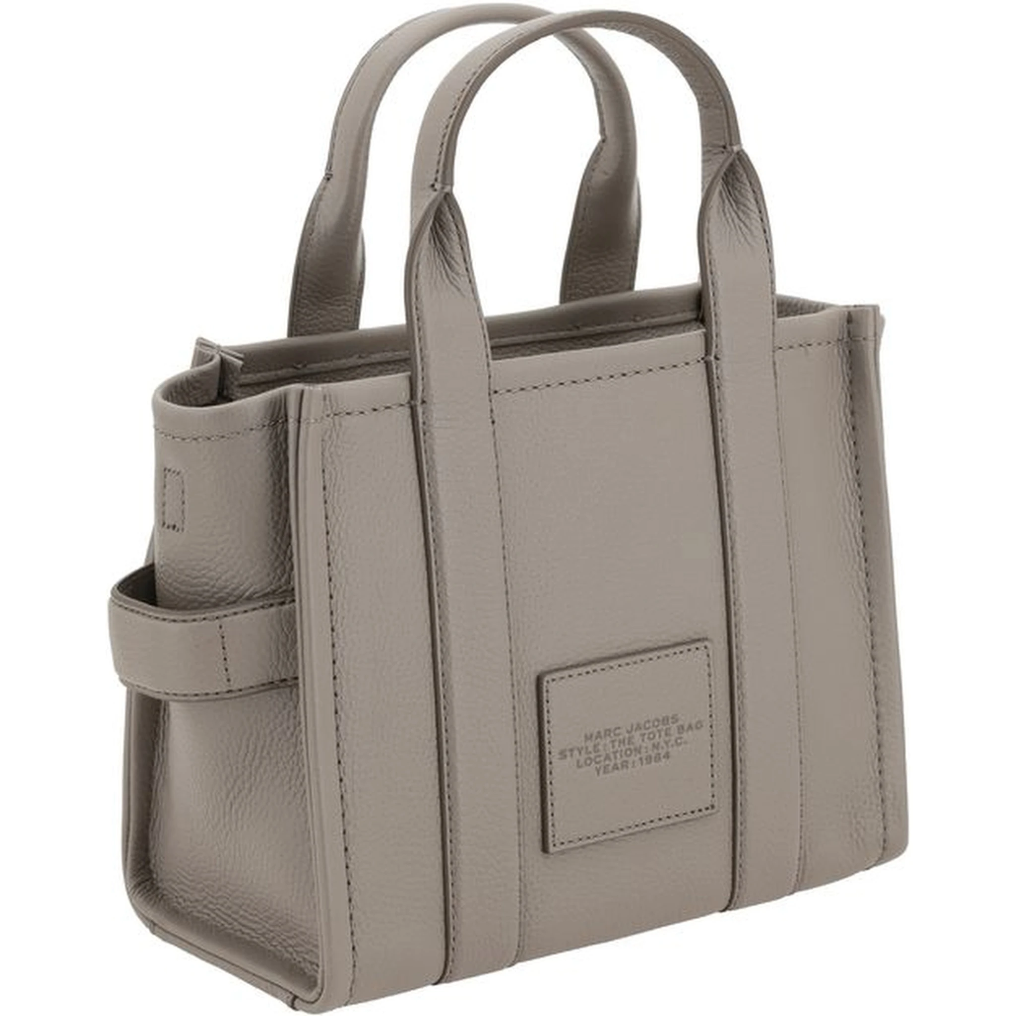 Gray Calf Leather Bos Taurus Handbag