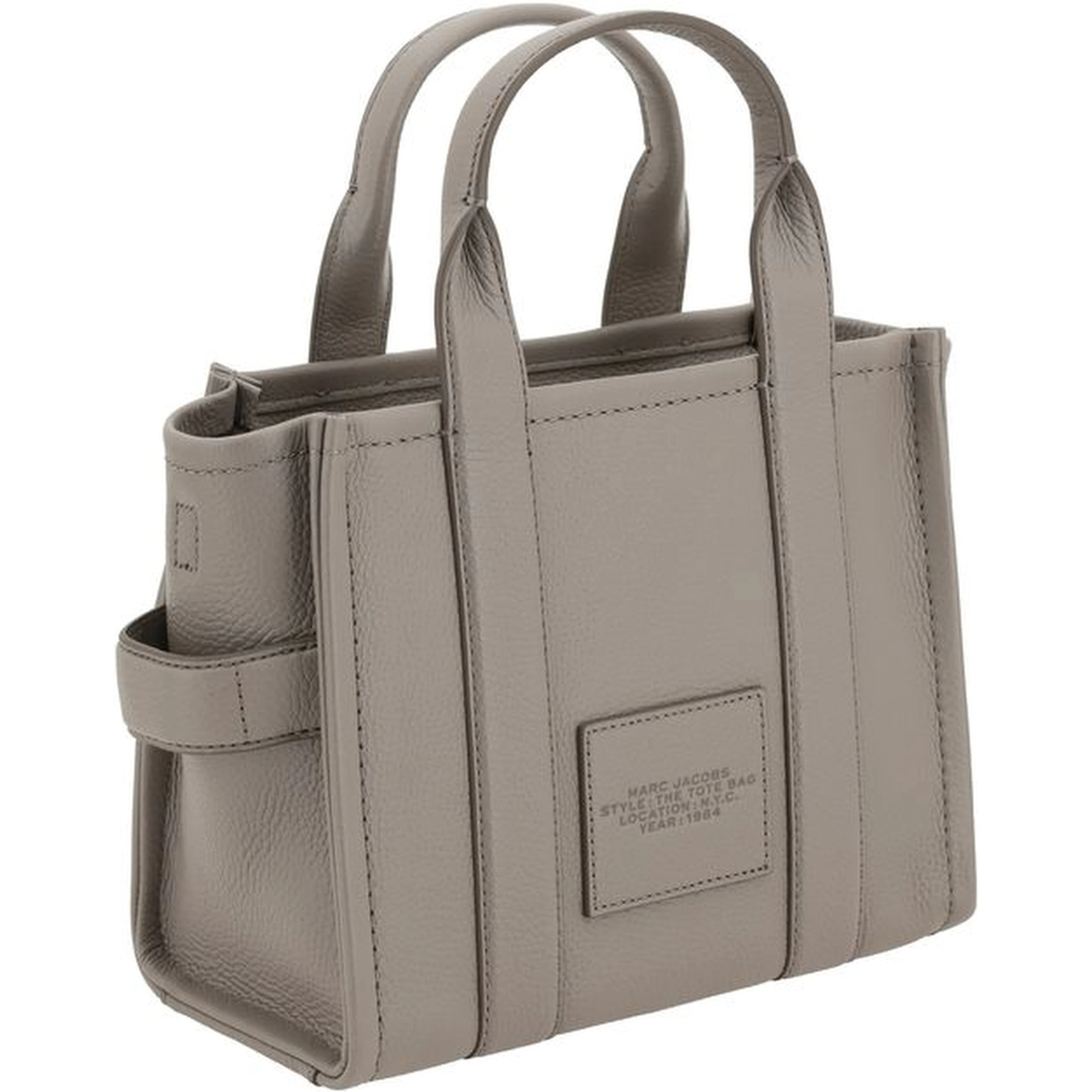 Gray Calf Leather Bos Taurus Handbag