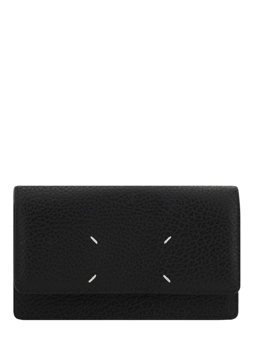 Black Calf Leather Bos Taurus Wallet