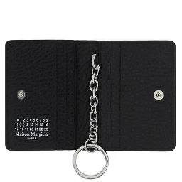 Black Calf Leather Bos Taurus Keychain