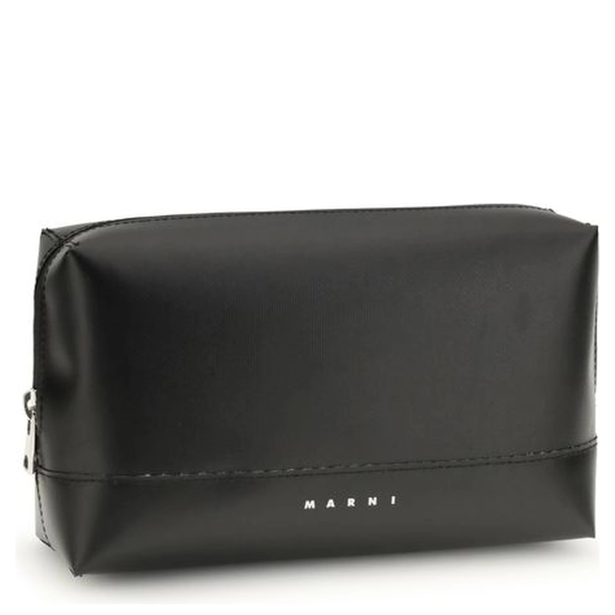 حقيبة كتف بوس توروس من جلد العجل الأسود