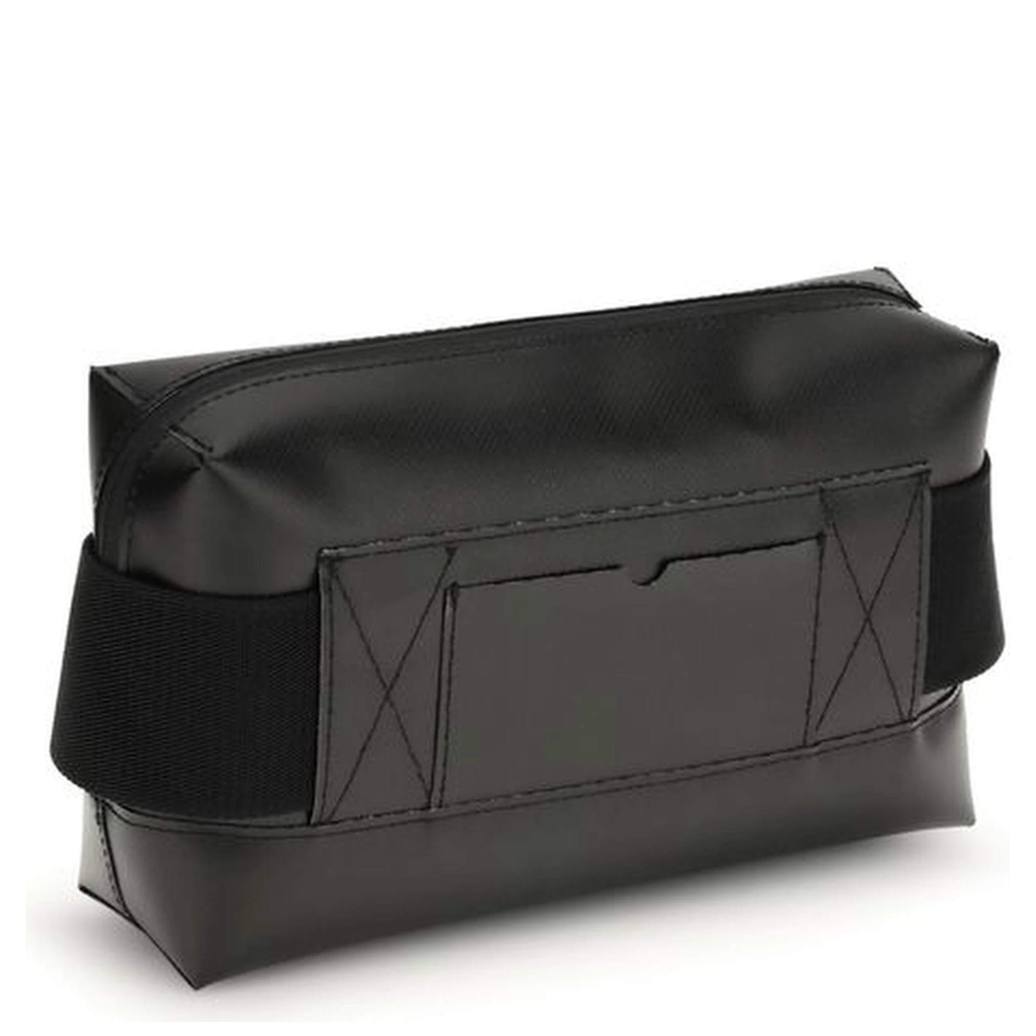 حقيبة كتف بوس توروس من جلد العجل الأسود