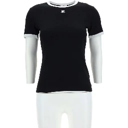 Black Cotton T-Shirt