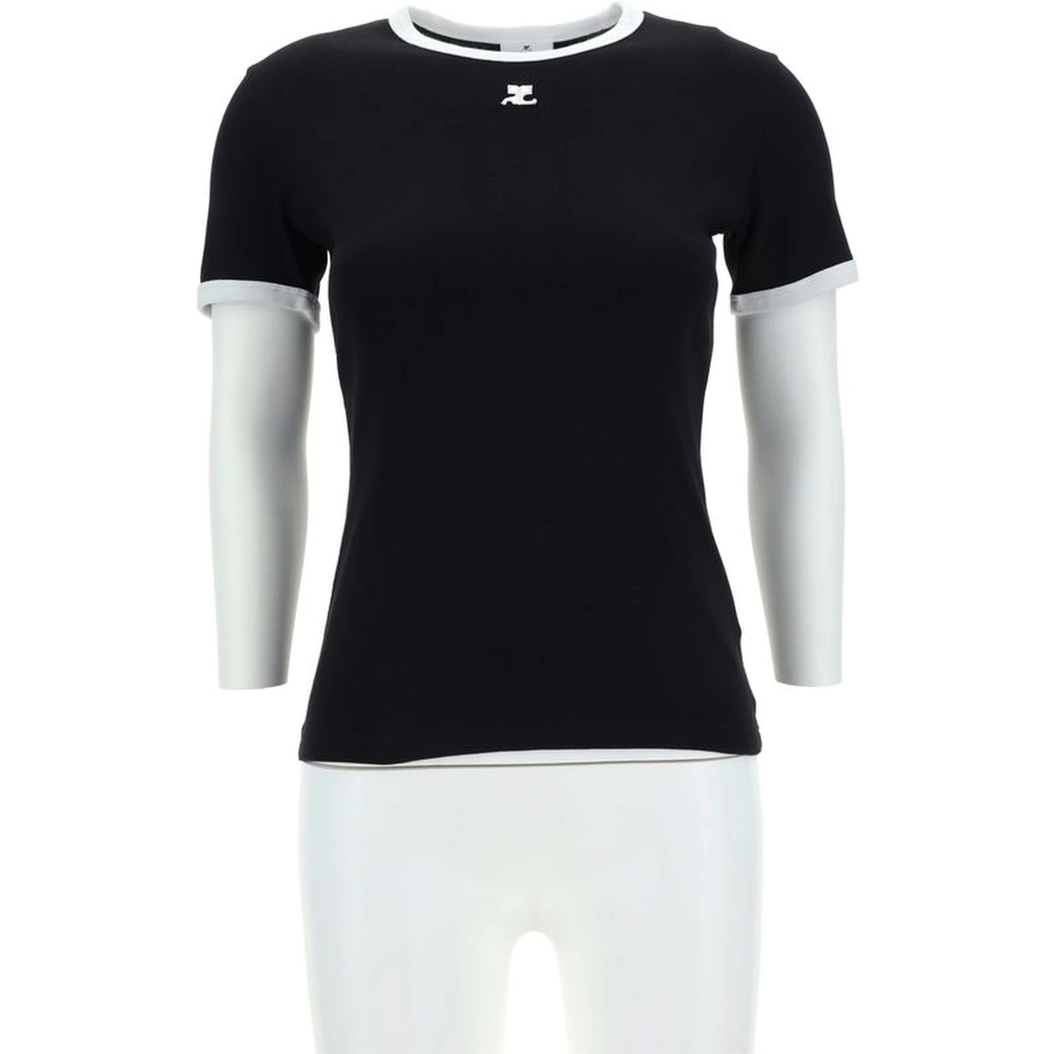 Black Cotton T-Shirt