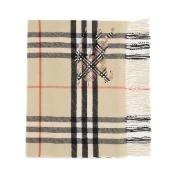 Beige Cashmere Scarf