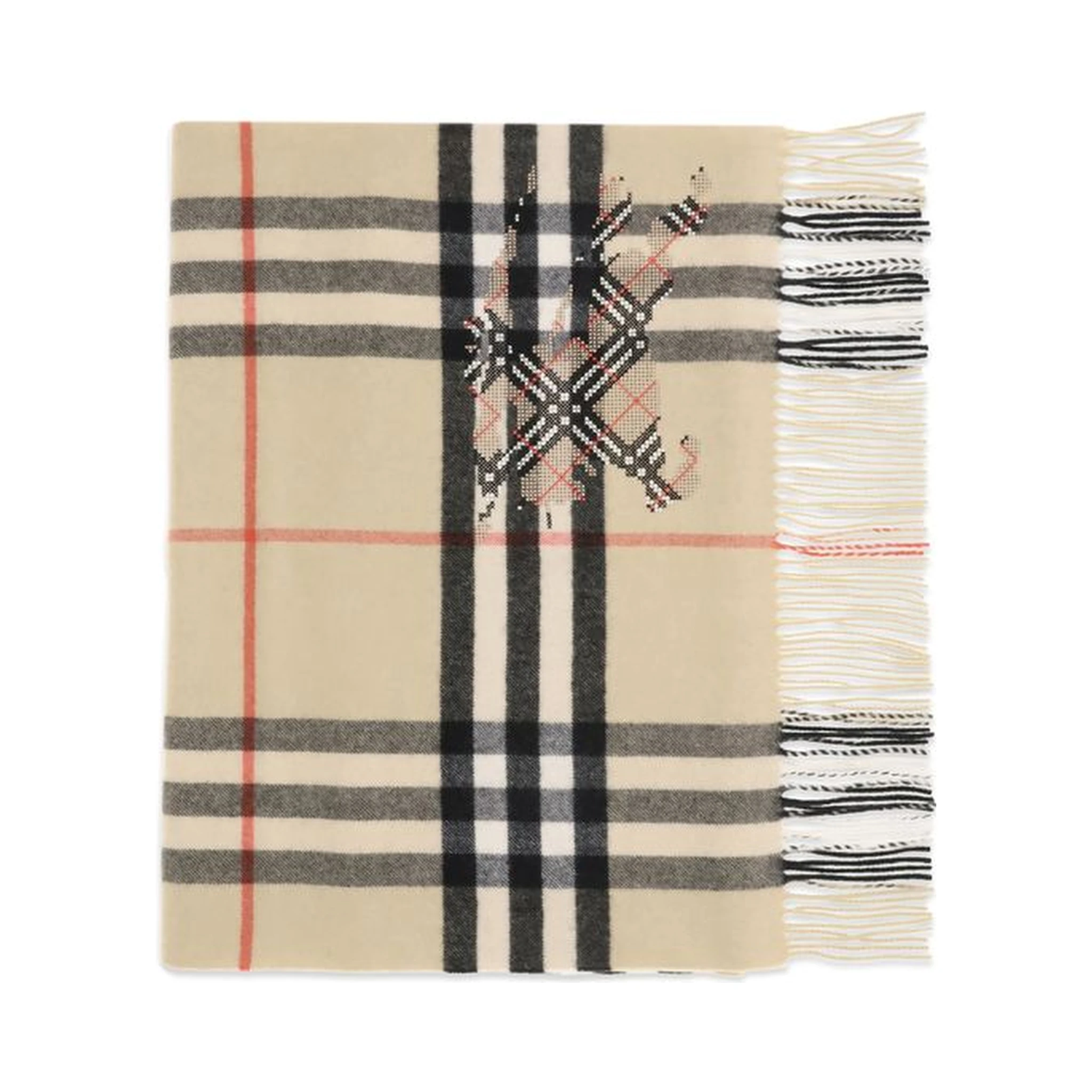 Beige Cashmere Scarf