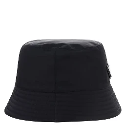 Black Polyamide Bucket Hat