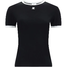 Black Cotton T-Shirt