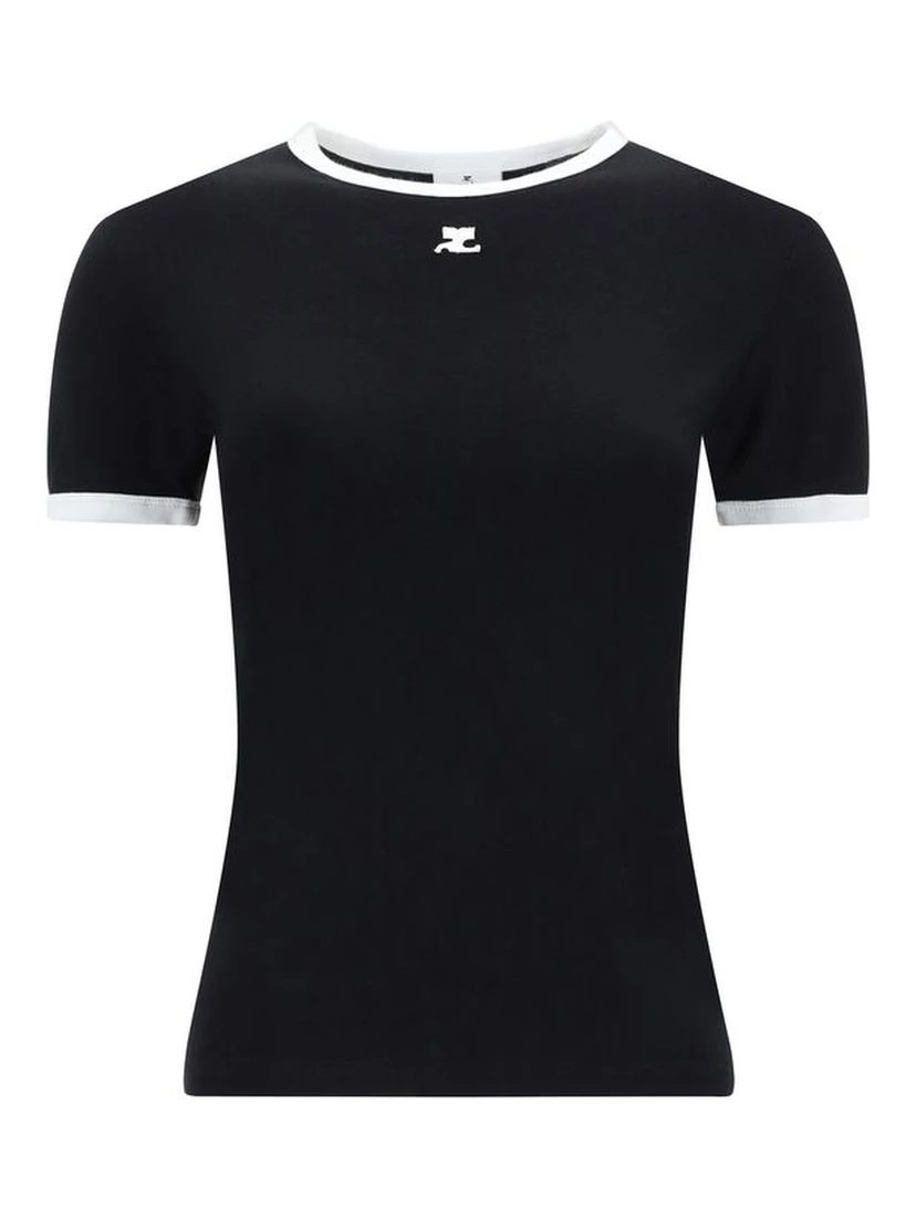 Black Cotton T-Shirt
