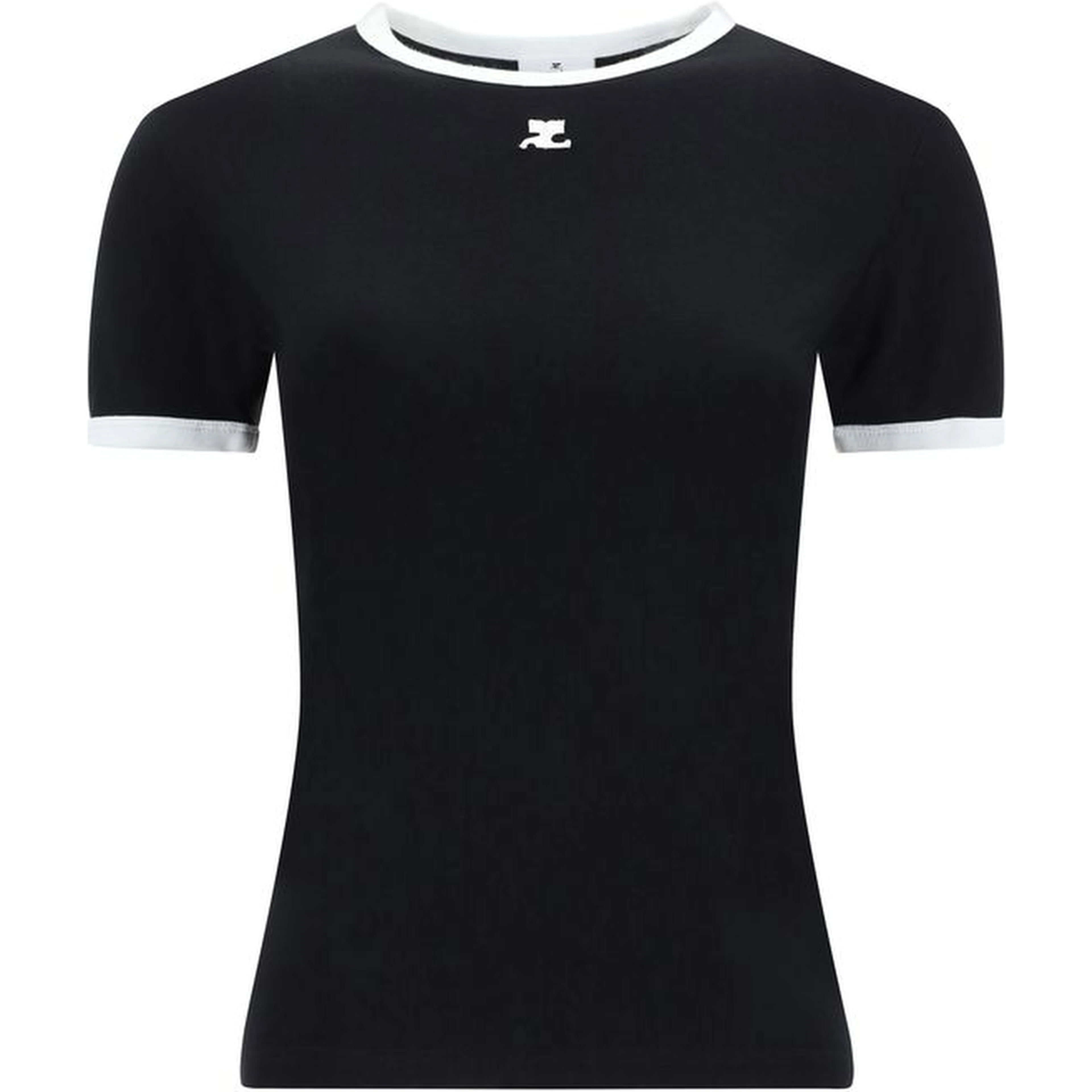 Black Cotton T-Shirt