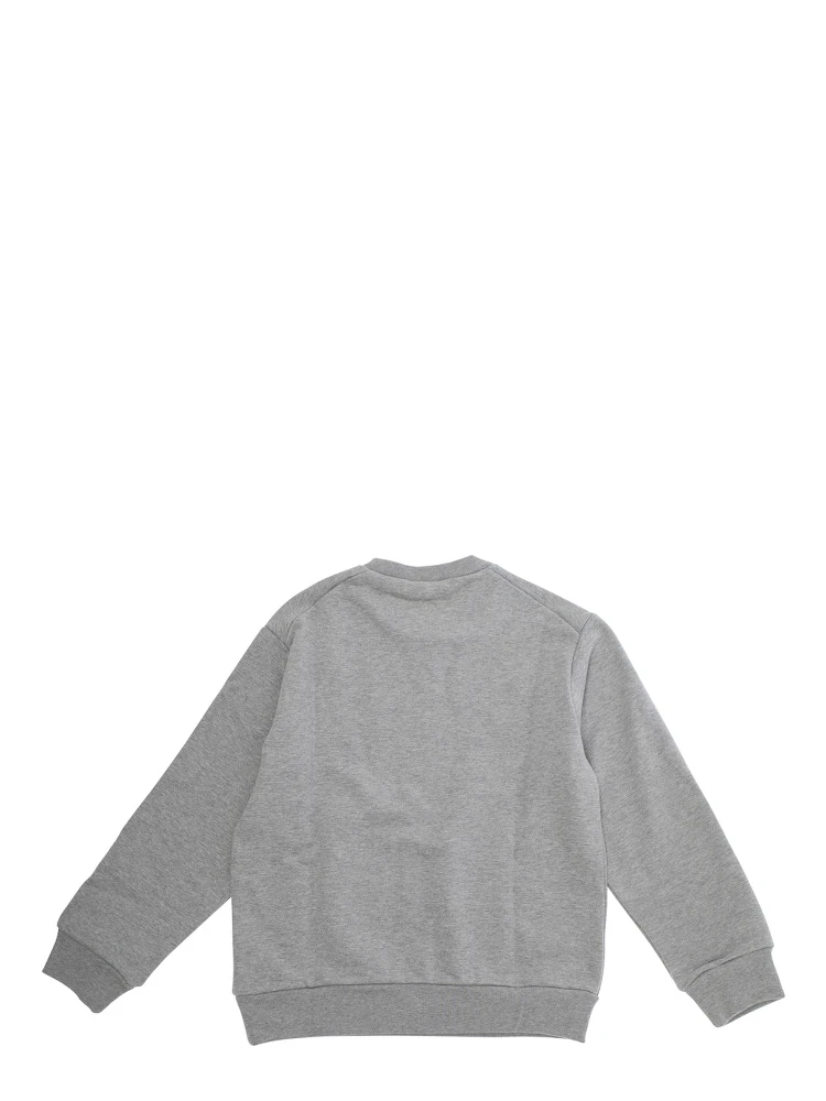 سويت شيرت رمادي اللون مزين بشعار مكتوب على الجهة الأمامية، مصنوع من القطن. alternative