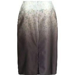 Multicolor Silk Long Skirt