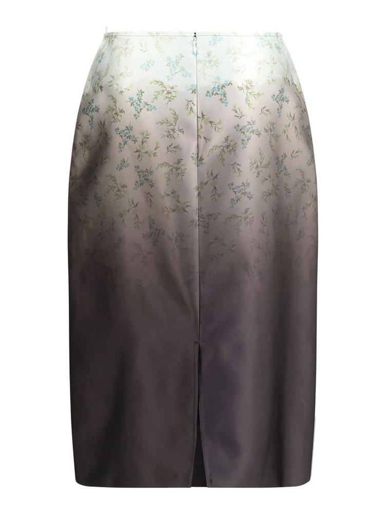 Multicolor Silk Long Skirt alternative