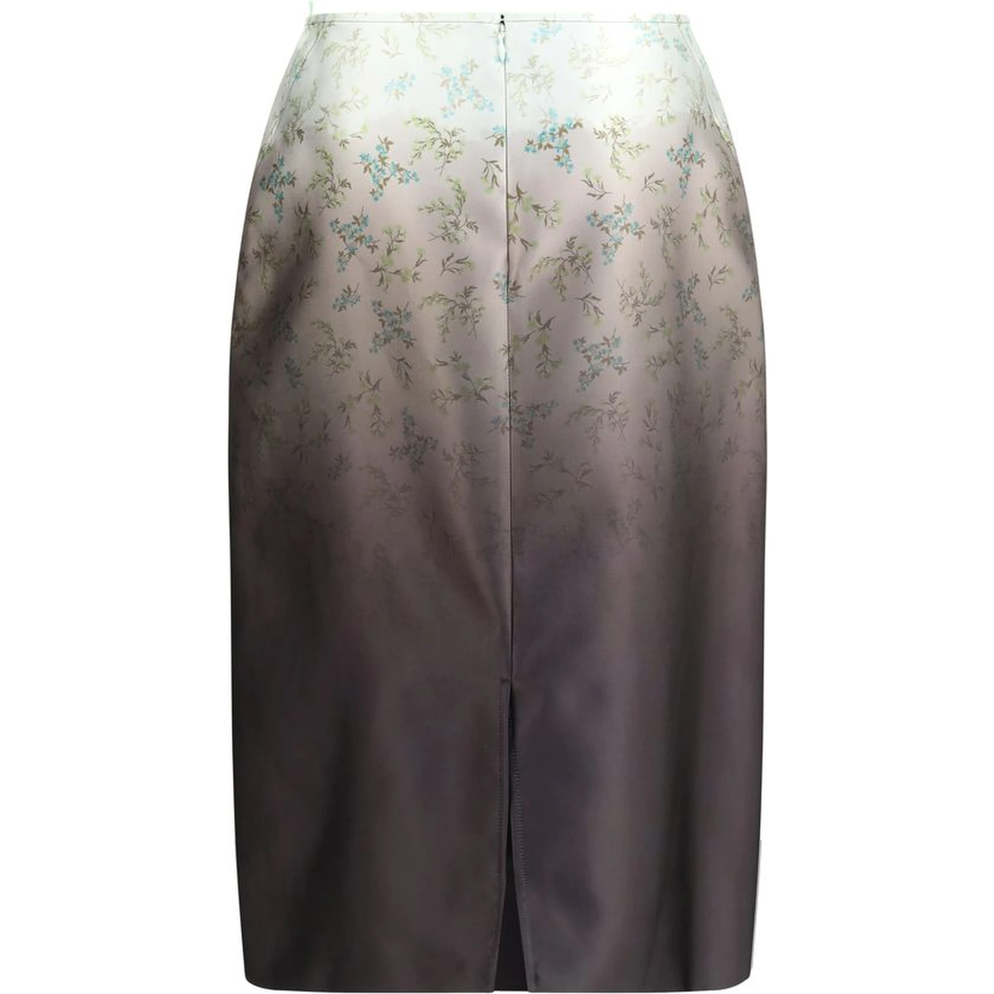 Multicolor Silk Long Skirt