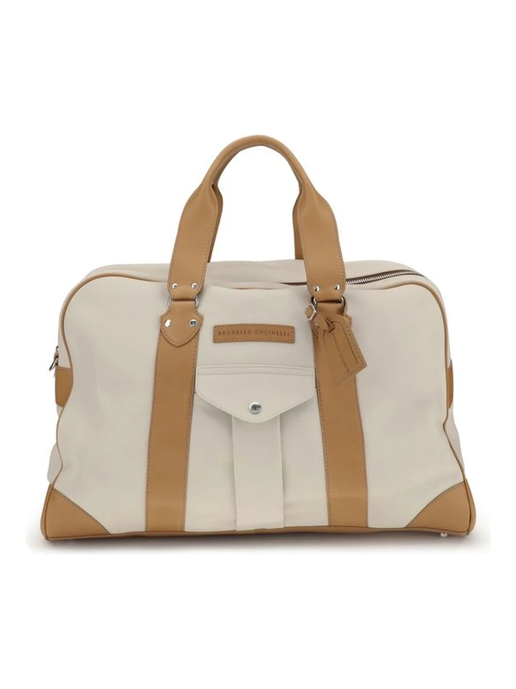 Beige Calf Leather Bos Taurus Luggage And Travel
