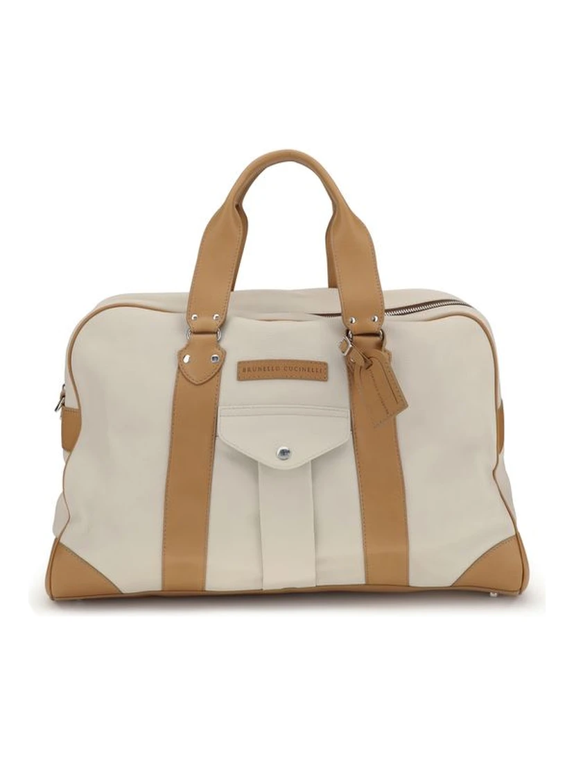 Beige Calf Leather Bos Taurus Luggage And Travel