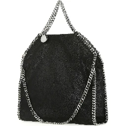 Black shaggy deer medium Falabella handbag
